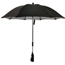 嬰兒車遮陽傘 QC_02_04, 黑色, 1入