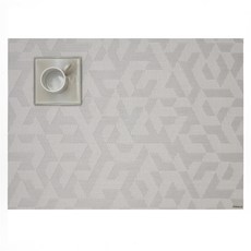 chilewich Prism 餐墊, 36 x 48 cm, 銀色