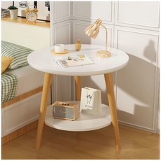 Readybox 歐式圓形迷你邊桌, 白色的