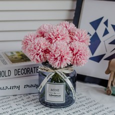 GAPANG 香皂花束 TESI033 + 花瓶套組, 08號（花束），單色（花瓶）