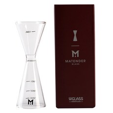 MATENDER 雞尾酒雙面玻璃量酒器 30ml / 45ml, 1個, 透明