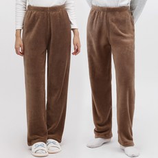 Elsso 舒適保暖直筒鬆緊帶睡眠褲 2件組