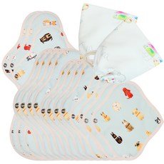 WIZLLY 布衛生棉 初經準備組合 狗狗薄荷, 1套