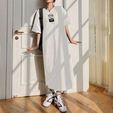 레몬소울 소피알 프린팅 반팔 원피스 빅사이즈 포함