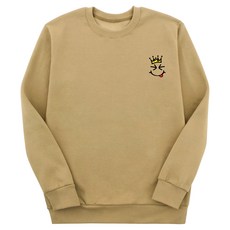 J.B Fashion 皇冠內刷毛保暖大學T