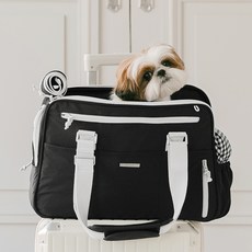 펫츠랜드 반려동물 모션라인백 + 이너쿠션 세트, 미드나잇블랙, 1세트