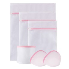 리빙다 세탁망 핑크 6종 세트, 1세트