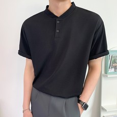 콘피아르 남성용 헨리넥 허리절개 반팔티 TC9014