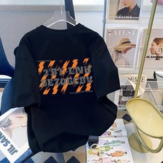 레몬소울 여성용 려누 프린팅 반팔 티셔츠 06500