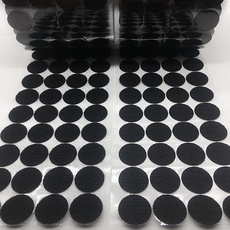 Khohimo 圓形魔鬼氈公母組 20mm 5W0602, 黑色, 200套