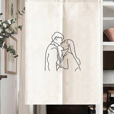 藝術風格插圖桿型窗簾, 圖 C