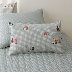 이블랑 아동용 모달 베개커버, 보티 그레이, 1개