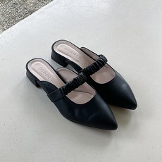 슈가펀 아델 셔링 밴딩 슬링백 3cm