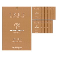 AromaSquare Amber Vanilla Paper Sachet Original L, 20克, 12個, 香草/麝香