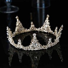 Damon 珠飾亮點自助婚紗皇冠 4868 VCX006, 1個, 金色