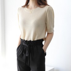 Jenith 女款 Anthony 抓皺短袖 T 恤 N1213