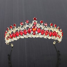 에스텔라 셀프웨딩 레이디 프린세스 티아라 giy311, 레드, 1개