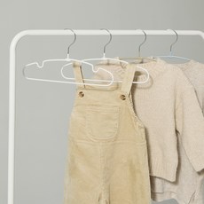 HANSSEM 兒童款Sam Kids衣架 白色 8入+棕色 6入+天空藍 6入組, 1套, 白色, 棕色, 天空藍