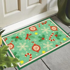 데이소이 프렌즈 크리스마스 현관 매트, 11 패턴 그린