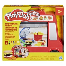 Hasbro 孩之寶 Play-Doh 培樂多 漢堡餐車遊戲組, 混合顏色, 1388g, 1個