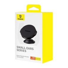 Baseus 倍思 小耳朵系列 立貼式 磁吸車載支架, 星曜黑, 1個