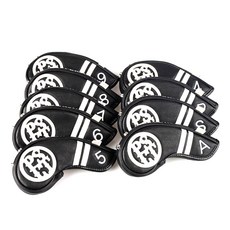 Persian cat 雙線高爾夫球桿套 9件組, 黑色的