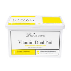 DewASSOME 維他命C雙重亮白爽膚棉片 160入, 1個