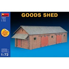 Miniart Goods Shed塑膠模型 1:72 72023, 1個