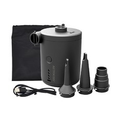 오토코스 휴대용 무선튜브 에어펌프, 블랙, 1개