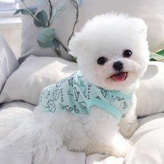 Coco studio 寵物YumYum背心, 薄荷綠, 1個