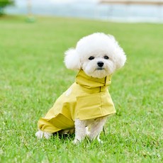 Woolly 狗狗斗篷雨衣, 1個, 黃色