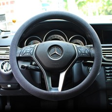 方向盤國度 麂皮Alpha 高級豪華黑方向盤套, 單一顏色