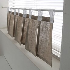 五體舒適k蕾絲環點綴遮簾, 混色