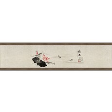 Market A 東方風格水墨畫餐桌旗, TYPE1, 32 x 230 cm