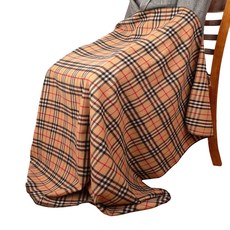 Derhappy 壓克力格紋航空毯