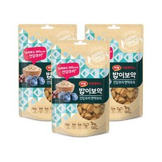 하림펫푸드밥이보약 하림펫푸드 강아지 건강 쿠키, 면역쑥쑥, 120g, 3개