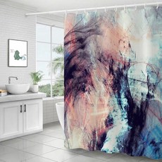 北歐簡約浴室浴簾 款式1 180 x 200 cm L56, 1個