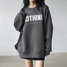 Goodif 女款 Nothing 寬鬆版圓領運動衫