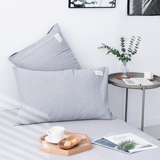 pogmang 簡約純棉飯店式信封枕頭套