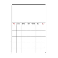 알리다 냉장고 마그넷 칠판 자석보드 화이트 A, PET