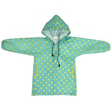 Derhappi幼兒用圓點防水防風夾克雨衣