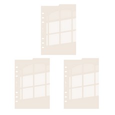 플레픽 A5 6공 양면 인덱스 패드 다이어리 리필 속지 섀도우 3p, 1매, 3개