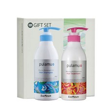 pulamu 洗髮精 500ml+護髮素 500ml, 1套