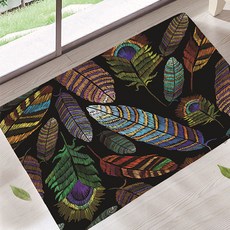 蘊含天空能量的曼陀羅廚房玄關地墊, 01