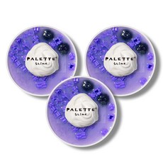 팔레트슬라임 슬라임 3p + 액티베이터 세트, 밀크폼퍼플티, 1세트