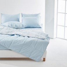 La Pomme Tuwolleon 40支紗羊毛棉被, 中季藍