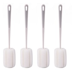 엠피엘 360도 와인 텀블러 세척솔, 화이트, 4개