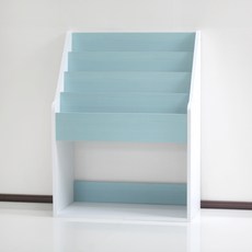 양지가구 전면책꽂이, 하늘, 4단