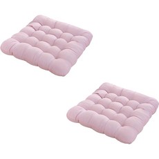 Everhouse 基本款方形坐墊 2入 粉紅色 FREE(40 x 40 公分)