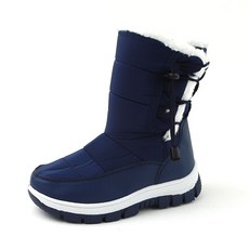 Lulushu 兒童側邊線條鋪棉靴